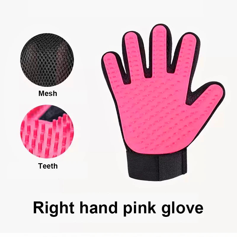 Pet Grooming Glove Brush