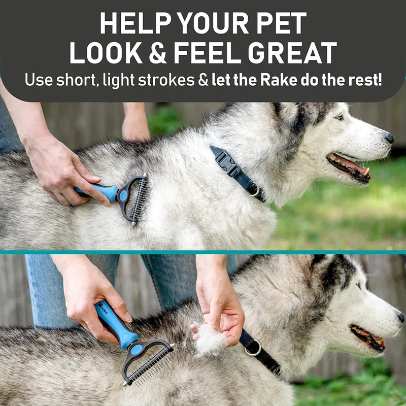 Pet Grooming Glove Brush